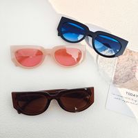IG Style Streetwear Solid Color Pc Resin Special-Shaped Mirror Full Frame Women's Sunglasses main image 7