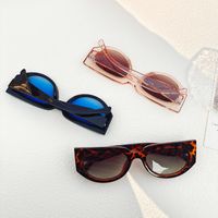 IG Style Streetwear Solid Color Pc Resin Special-Shaped Mirror Full Frame Women's Sunglasses main image 3