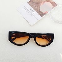 IG Style Streetwear Solid Color Pc Resin Special-Shaped Mirror Full Frame Women's Sunglasses sku image 1
