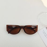 IG Style Streetwear Solid Color Pc Resin Special-Shaped Mirror Full Frame Women's Sunglasses sku image 3