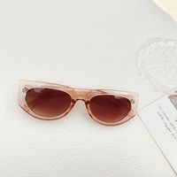 IG Style Streetwear Solid Color Pc Resin Special-Shaped Mirror Full Frame Women's Sunglasses sku image 7