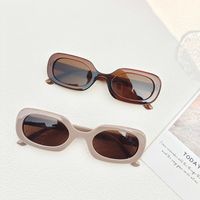IG Style Retro Cool Style Solid Color Pc Resin Oval Frame Full Frame Women's Sunglasses main image 3