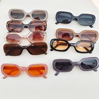 IG Style Retro Cool Style Solid Color Pc Resin Oval Frame Full Frame Women's Sunglasses main image 5