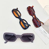 IG Style Retro Cool Style Solid Color Pc Resin Oval Frame Full Frame Women's Sunglasses main image 6