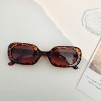 IG Style Retro Cool Style Solid Color Pc Resin Oval Frame Full Frame Women's Sunglasses sku image 6