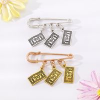 Simple Style Dollar Alloy Enamel Women's Brooches main image 1