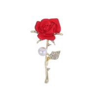 IG Style Human Leaf Flower Alloy Inlay Rhinestones Unisex Brooches sku image 11