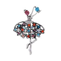 Style IG Humain Feuille Fleur Alliage Incruster Strass Unisexe Broches sku image 6