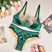 Women's Lady Sexy Solid Color Sexy Lingerie Sets Home Honeymoon Mid Waist Sexy Lingerie sku image 1