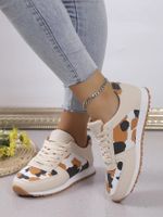 Women's Vintage Style Leopard Round Toe Sports Shoes main image 4
