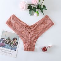 Solid Color Breathable Low Waist Panties main image 5