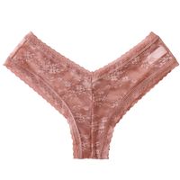 Solid Color Breathable Low Waist Panties main image 4
