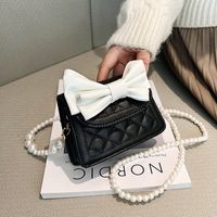 Women's Small Pu Leather Bow Knot Elegant Cute Flip Cover Shoulder Bag main image 10