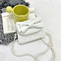 Women's Small Pu Leather Bow Knot Elegant Cute Flip Cover Shoulder Bag main image 8