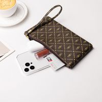 Women's Geometric Pu Leather Zipper Wallets main image 5