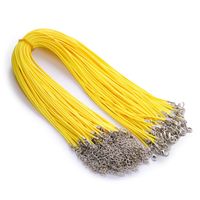 100 PCS/Package 45+5cm Wax Rope Solid Color Rope sku image 2