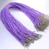 100 PCS/Package 45+5cm Wax Rope Solid Color Rope sku image 11