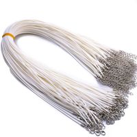 100 PCS/Package 45+5cm Wax Rope Solid Color Rope main image 1