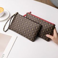 Women's Geometric Pu Leather Zipper Wallets main image 3