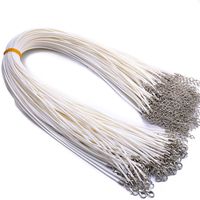100 PCS/Package 45+5cm Wax Rope Solid Color Rope sku image 7