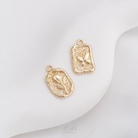 1 Piece 8.5 * 14mm 9 * 15mm Copper 14K Gold Plated Rose Butterfly Polished Pendant main image 4