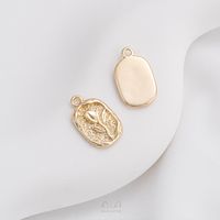 1 Piece 8.5 * 14mm 9 * 15mm Copper 14K Gold Plated Rose Butterfly Polished Pendant main image 3