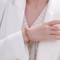 Chinoiserie Retro Classic Style Geometric Round Wooden Beads Wood Beaded Women's Bracelets main image 1