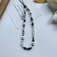 Elegant Princess Sweet Color Block Beaded Resin Irregular Beaded Handmade Keychain main image 3