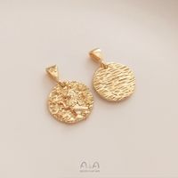 1 Piece Diameter 13mm Copper 14K Gold Plated Constellation Pendant sku image 5