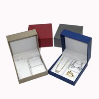 Simple Style Solid Color Paper Flannel Jewelry Boxes main image 2