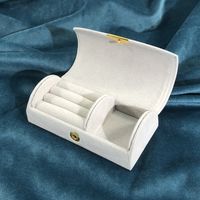 Elegant Solid Color Flannel Jewelry Boxes sku image 5