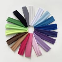 Unisex Lässig Einfacher Stil Einfarbig Tuch Haarband main image 1
