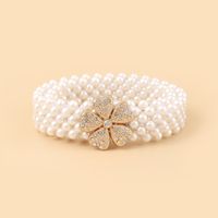 Lady Sweet Pastoral Round Imitation Pearl Women's Chain Belts sku image 7