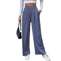 Women's Holiday Vacation Solid Color Full Length Casual Pants main image 5