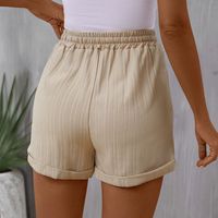 Women's Holiday Daily Vacation Solid Color Shorts Casual Pants main image 3