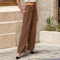 Women's Holiday Daily Vacation Solid Color Full Length Casual Pants main image 3