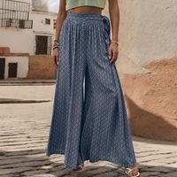 Women's Holiday Vacation Solid Color Ankle-Length Casual Pants main image 1