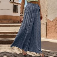 Women's Holiday Vacation Solid Color Ankle-Length Casual Pants main image 2