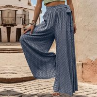 Women's Holiday Vacation Solid Color Ankle-Length Casual Pants main image 3