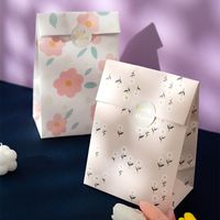 Artistic Flower Paper Special Occasion Gift Bags 1 Set sku image 1