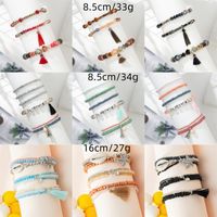 Casual Simple Style Letter Starfish Artificial Crystal Beaded Women's Bracelets main image 2