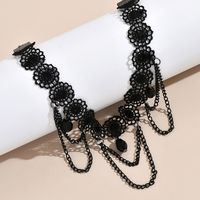 Simple Style Solid Color Alloy Women's Anklet main image 4