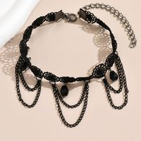 Simple Style Solid Color Alloy Women's Anklet main image 5