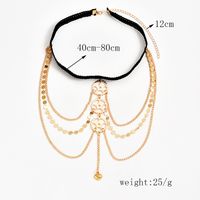 Simple Style Solid Color Alloy Plating Women's Leg Chain main image 6