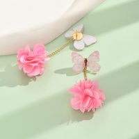 1 Pair Simple Style Classic Style Flower Flowers Arylic Drop Earrings main image 4
