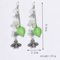 1 Pair Simple Style Classic Style Bee Alloy Drop Earrings main image 7