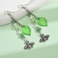 1 Pair Simple Style Classic Style Bee Alloy Drop Earrings main image 6