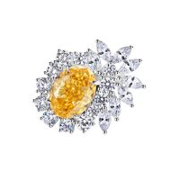 Argent Sterling Style Simple Style Classique Géométrique Incruster Diamant À Haute Teneur En Carbone Anneaux main image 7