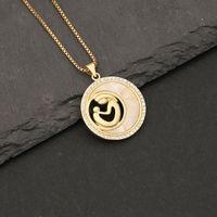 304 Stainless Steel Copper 18K Gold Plated Simple Style Classic Style Plating Heart Shape Zircon Pendant Necklace main image 8