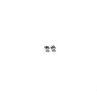 1 Pair Elegant Solid Color Square Plating Inlay Copper Zircon Ear Studs sku image 3